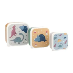 3 Cajas Almuerzo Dinos World