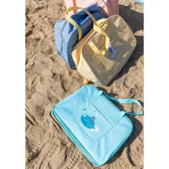 Bolso De Playa Con Rejilla Penguins