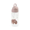 Botella Con Pajita Ozzo Rosa