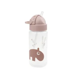 Botella Con Pajita Ozzo Rosa