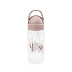 Botella Con Pajita Ozzo Rosa