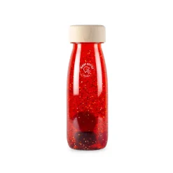 Botella Sensorial Flotante Roja