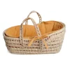 Capazo De Mimbre Bobble Mostaza