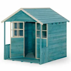 Casita De Madera Para Jardin Azul Teal