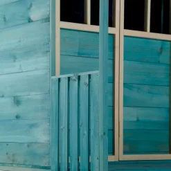 Casita De Madera Para Jardin Azul Teal