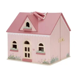 Casita De Muñecas De Madera Portatil