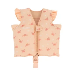 Chaleco Flotador Aprendizaje Con Volantes Crab Coral 1-3 Años