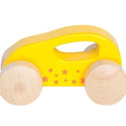 Coche De Madera Amarillo