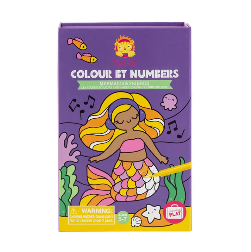 Colorear Por Numeros: Sirenas