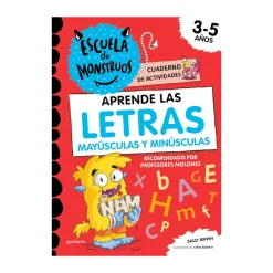 Cuaderno Escuela De Monstruos: Aprende Las Letras
