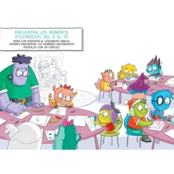 Cuaderno Escuela De Monstruos: Aprende Los Numeros