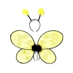 Disfraz Abeja Con Alas Y Diadema