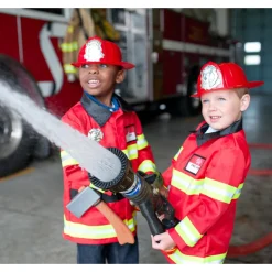 Disfraz Bombero Bombera Con Accesorios 5-6 Años