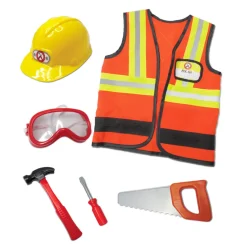 Disfraz Obrero Construccion Con Accesorios 5-6 Años