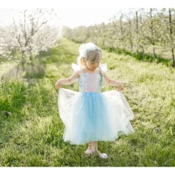 Disfraz Princesa Lentejuelas Azul 3-4 Años