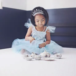 Disfraz Princesa Lentejuelas Azul 3-4 Años