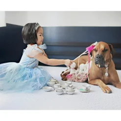 Disfraz Princesa Lentejuelas Azul 3-4 Años