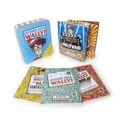 Donde Esta Wally? Caja Metalica Con Cinco Increibles Libros
