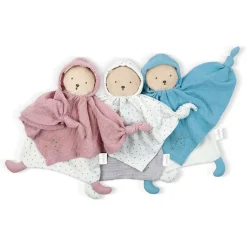 Doudou De Algodon Organico Oso Azul