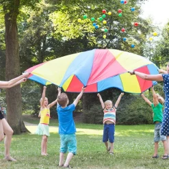 Juego De Paracaidas Con Pelotas