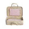 Maletita De Mimbre Bobble Rosa