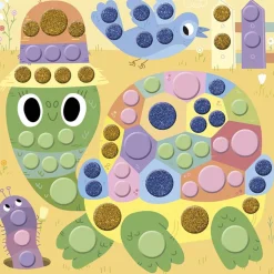 Manualidades 4 Años: Pegatinas Redondas