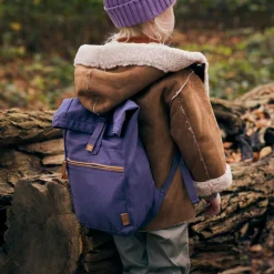Mochila Pequena Lisa Mostaza