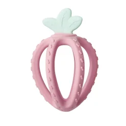 Mordedor De Silicona Fresh Fruit Rosa