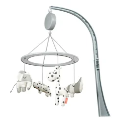 Movil Músical Con Espejo: Sleepy Gris