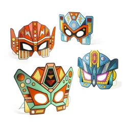 Máscaras Para Metalizar: Super Robots