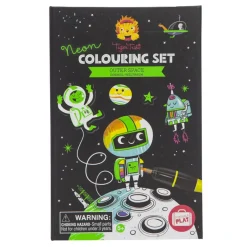 Neon Colouring Set: Espacio