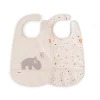 Pack De 2 Baberos Con Velcro Ozzo Rosa