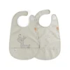 Pack De 2 Baberos Con Velcro Lalee Gris