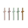 Pack De 5 Pajitas De Silicona Rosa Mix