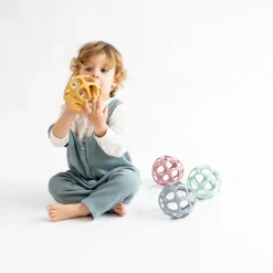 Pelota Sensorial De Silicona Menta
