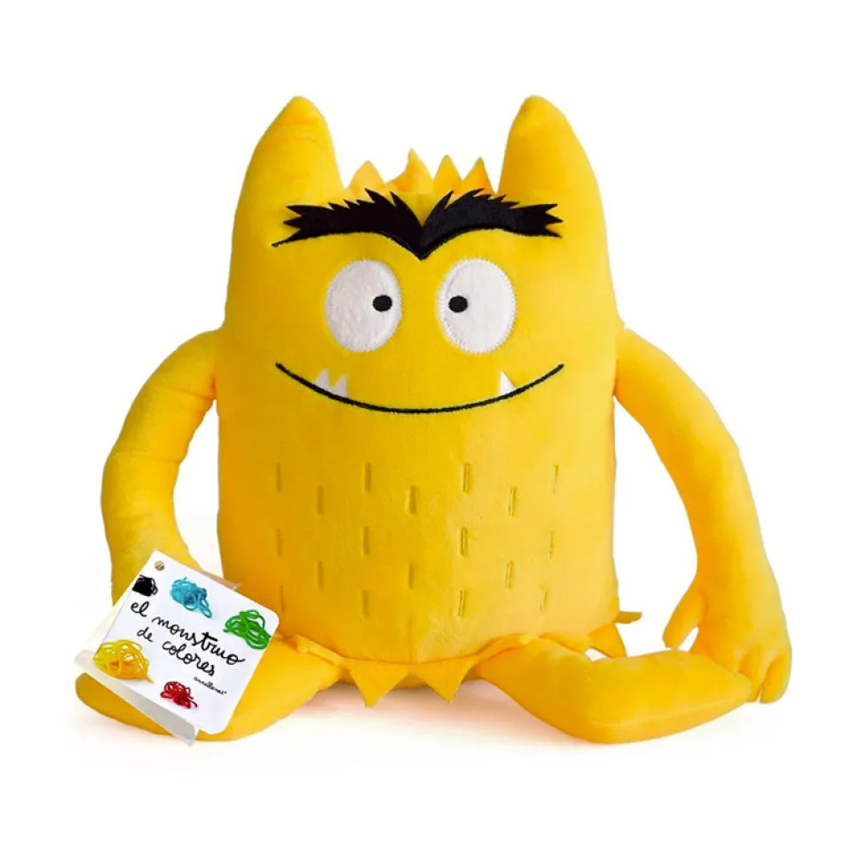 Peluche Monstruo De Colores Amarillo