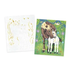 Pintura Por Numeros Caballos