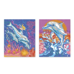 Pintura Por Numeros Delfines