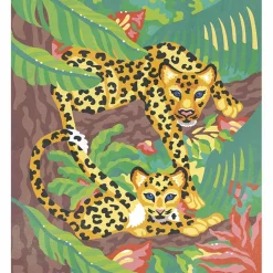Pintura Por Numeros Felinos
