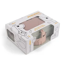 Primera Vajilla De Silicona Peekaboo Rosa