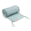 Protector De Cuna Acolchado Waves Blue