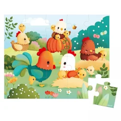 Puzzle Bienvenidos Al Corral 20 Piezas