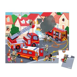 Puzzle Bomberos: 24 Piezas