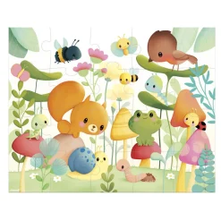 Puzzle Companeros Del Jardin: 20 Piezas