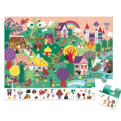 Puzzle De Observacion Los Cuentos: 24 Piezas