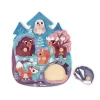 Puzzle Encajable Con Pomo: El Bosque