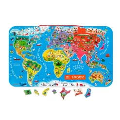 Puzzle Magnetico Mapamundi