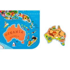Puzzle Magnetico Mapamundi