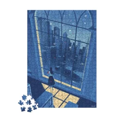 Puzzle Noche Azul: 500 Piezas
