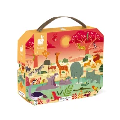 Puzzle Reserva De Animales: 54 Piezas